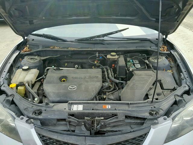 JM1BK12G061514775 - 2006 MAZDA 3 I SILVER photo 7