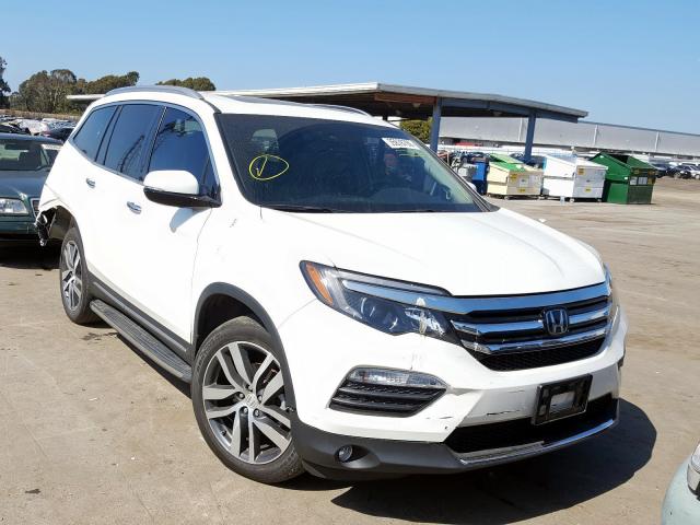 5FNYF6H01HB057510 - 2017 HONDA PILOT ELITE  photo 1