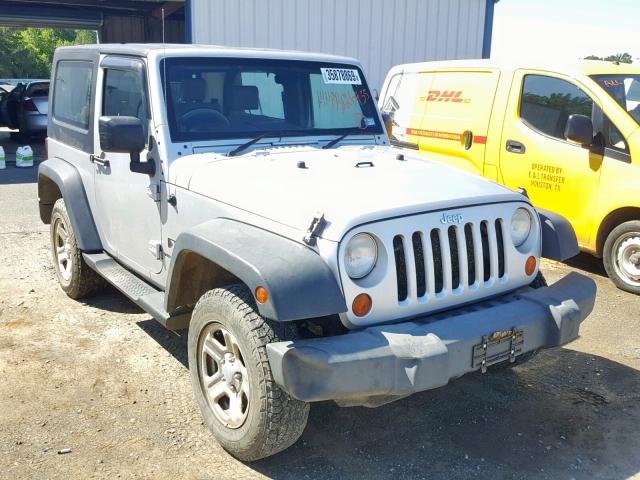 1J4FZ24128L526455 - 2008 JEEP WRANGLER X SILVER photo 1