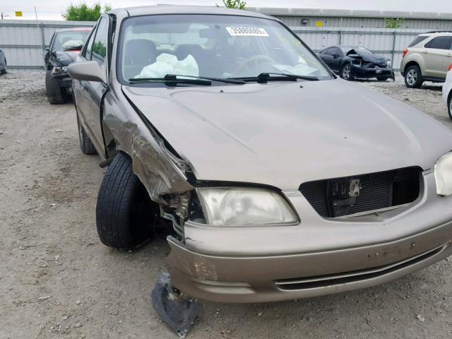 1YVGF22CXY5111714 - 2000 MAZDA 626 ES BEIGE photo 9