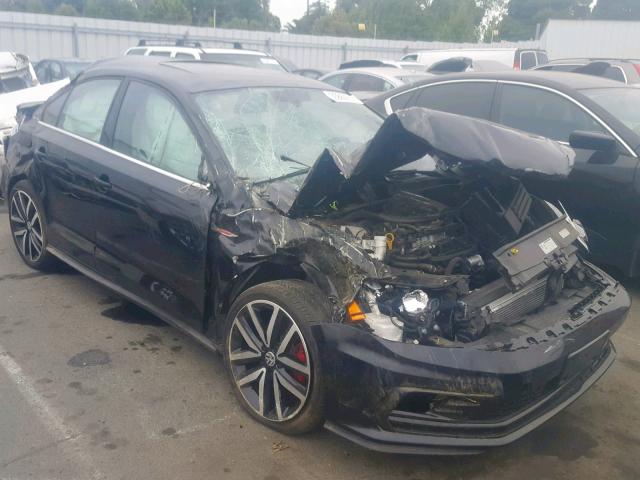 3VW4T7AJ5JM246689 - 2018 VOLKSWAGEN JETTA GLI BLACK photo 1