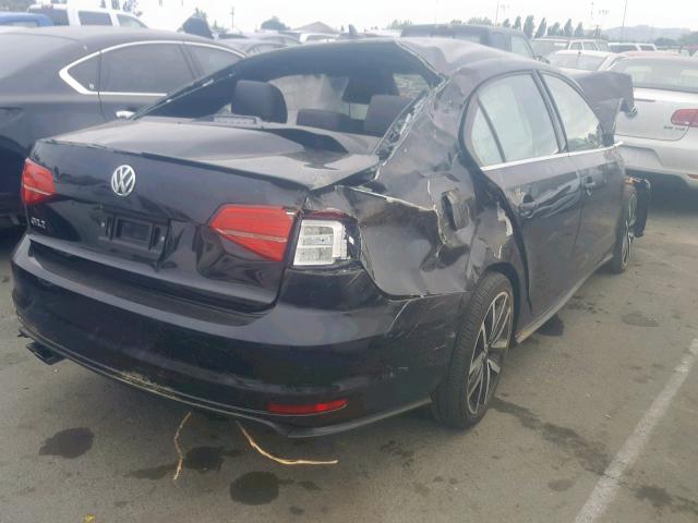 3VW4T7AJ5JM246689 - 2018 VOLKSWAGEN JETTA GLI BLACK photo 4