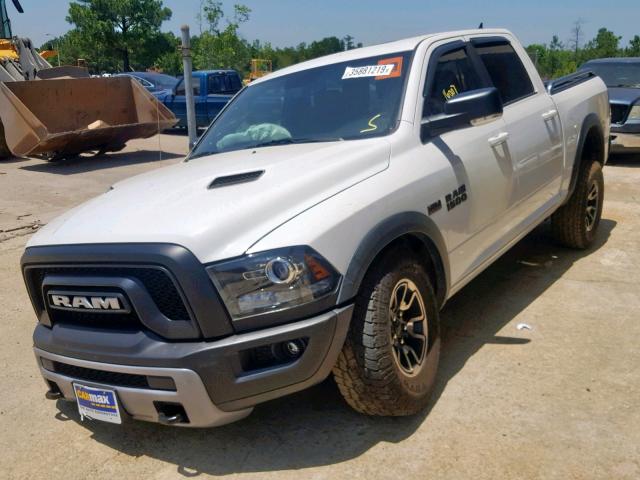 1C6RR7YT4GS234829 - 2016 RAM 1500 REBEL WHITE photo 2