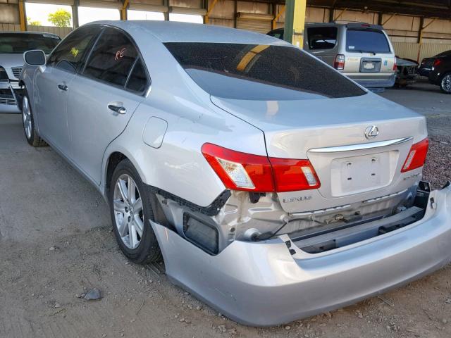 JTHBJ46G282217923 - 2008 LEXUS ES 350 SILVER photo 3