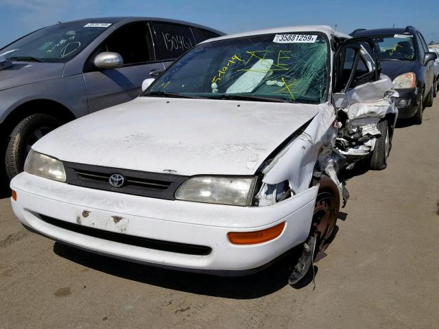 1NXBB02E0VZ548653 - 1997 TOYOTA COROLLA DX WHITE photo 2