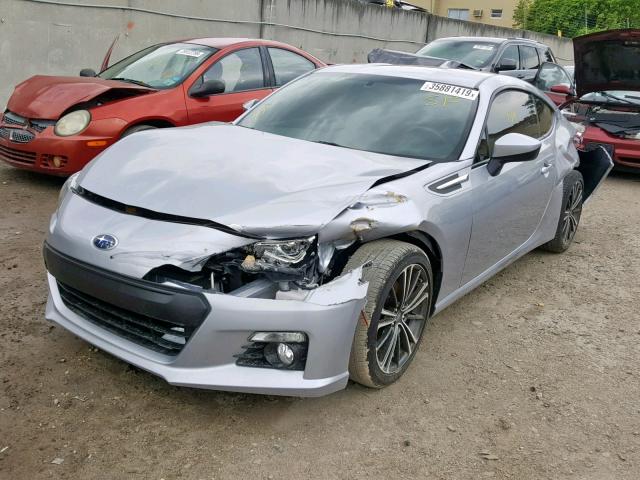 JF1ZCAC13G9604694 - 2016 SUBARU BRZ 2.0 LI SILVER photo 2