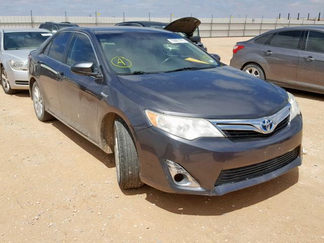 4T1BD1FK8DU070562 - 2013 TOYOTA CAMRY HYBR GRAY photo 1