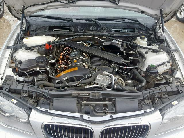 WBAUN9C54AVE94866 - 2010 BMW 135 I SILVER photo 7