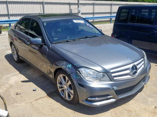 WDDGF4HB8CR193997 - 2012 MERCEDES-BENZ C 250 GRAY photo 1