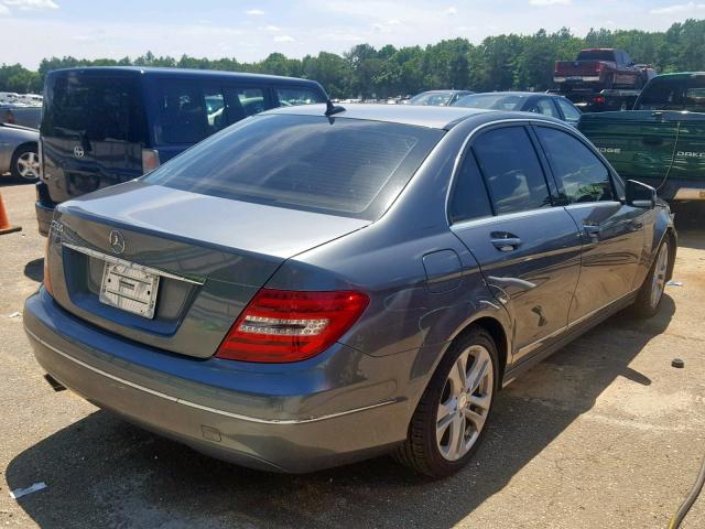 WDDGF4HB8CR193997 - 2012 MERCEDES-BENZ C 250 GRAY photo 4