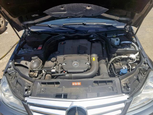 WDDGF4HB8CR193997 - 2012 MERCEDES-BENZ C 250 GRAY photo 7