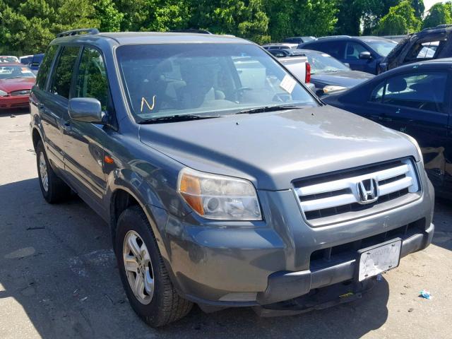 5FNYF28208B001388 - 2008 HONDA PILOT VP GRAY photo 1