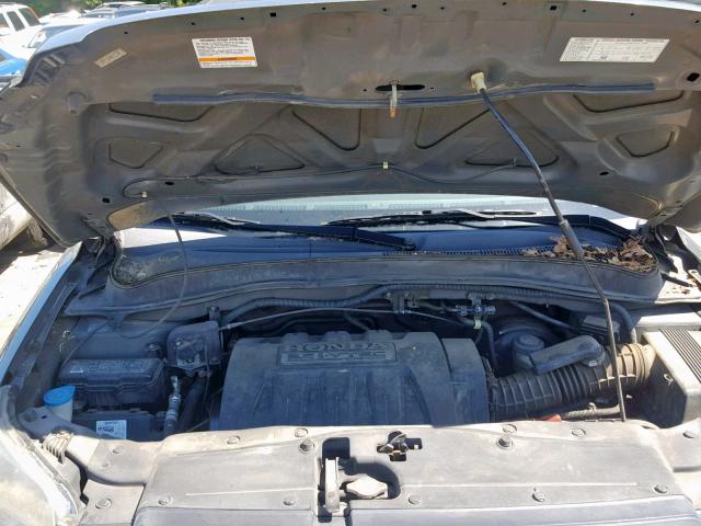 5FNYF28208B001388 - 2008 HONDA PILOT VP GRAY photo 7