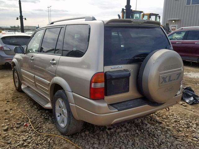 JS3TX92V034112625 - 2003 SUZUKI XL7 PLUS BROWN photo 3