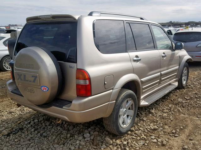 JS3TX92V034112625 - 2003 SUZUKI XL7 PLUS BROWN photo 4