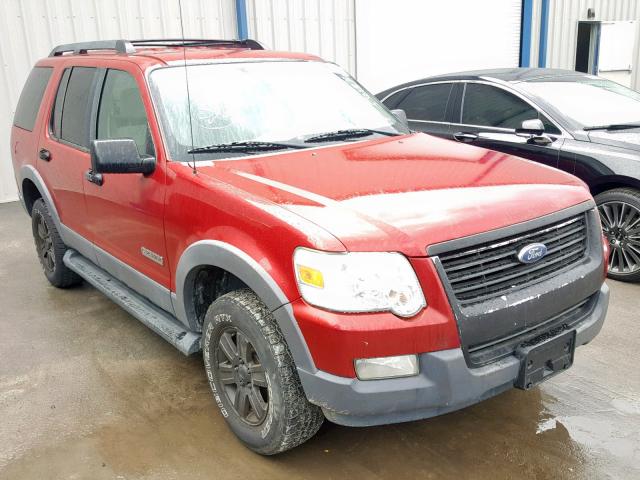 1FMEU63E66UB42337 - 2006 FORD EXPLORER X RED photo 1