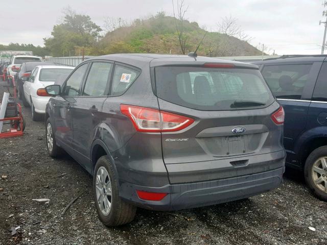 1FMCU0F70GUC64100 - 2016 FORD ESCAPE S GRAY photo 3