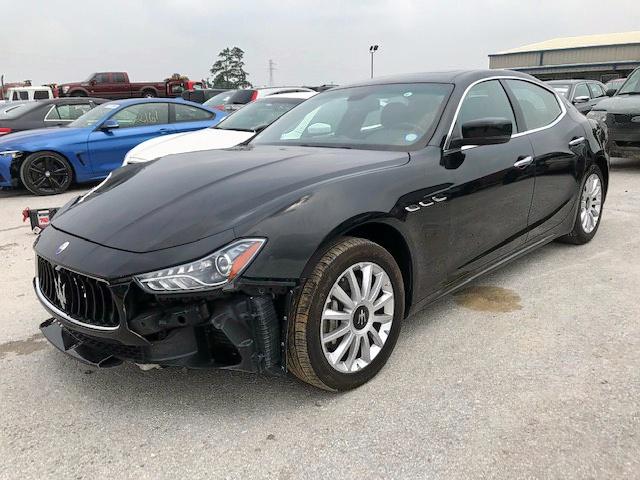 ZAM57XSA8E1093735 - 2014 MASERATI GHIBLI BLACK photo 2