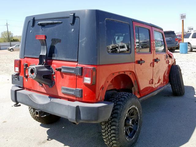 1J4BA6H16AL183503 - 2010 JEEP WRANGLER UNLIMITED RUBICON  photo 4