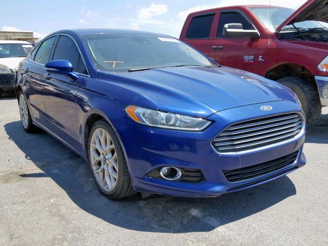 3FA6P0K93DR388144 - 2013 FORD FUSION TIT BLUE photo 1