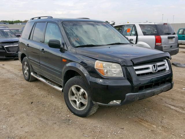 5FNYF18308B025211 - 2008 HONDA PILOT SE BLACK photo 1