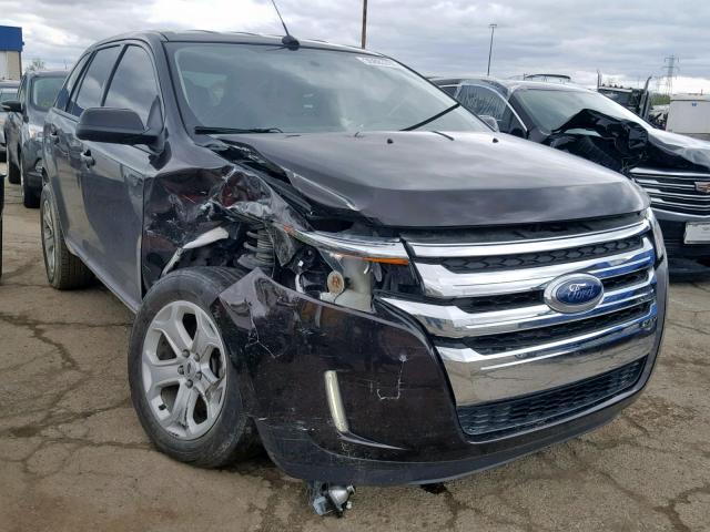 2FMDK3JC1DBB17110 - 2013 FORD EDGE SEL MAROON photo 1