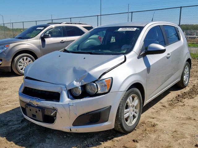 1G1JB6SH8C4101944 - 2012 CHEVROLET SONIC LS SILVER photo 2