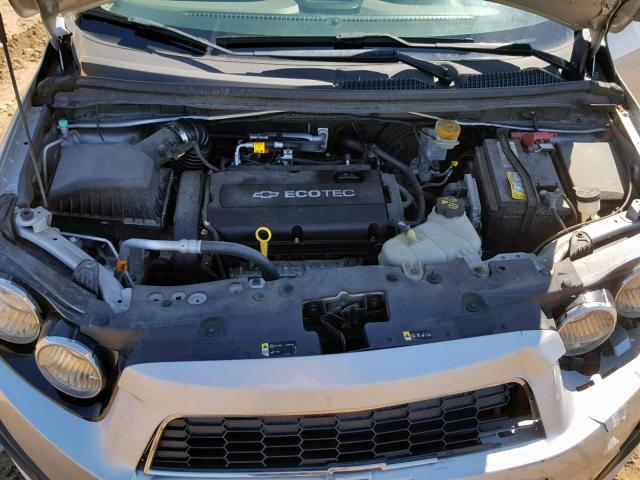 1G1JB6SH8C4101944 - 2012 CHEVROLET SONIC LS SILVER photo 7