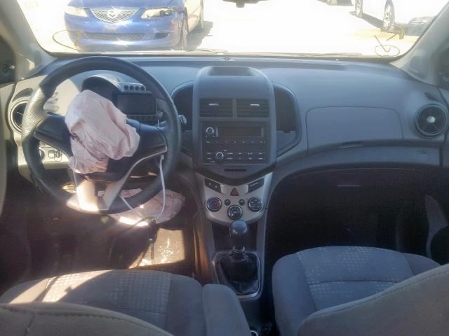 1G1JB6SH8C4101944 - 2012 CHEVROLET SONIC LS SILVER photo 9