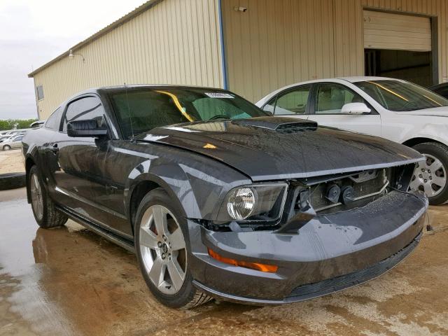 1ZVHT82H175288682 - 2007 FORD MUSTANG GT GRAY photo 1