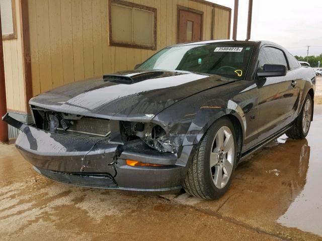 1ZVHT82H175288682 - 2007 FORD MUSTANG GT GRAY photo 2