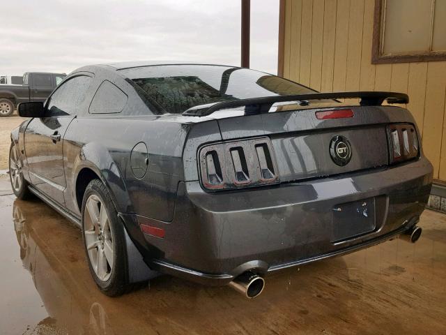 1ZVHT82H175288682 - 2007 FORD MUSTANG GT GRAY photo 3