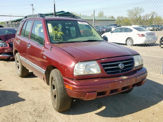 2S3TD52V426100573 - 2002 SUZUKI VITARA JLX MAROON photo 1