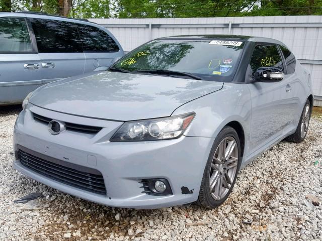 JTKJF5C77B3012116 - 2011 TOYOTA SCION TC ნაცრისფერი ფოტო 2