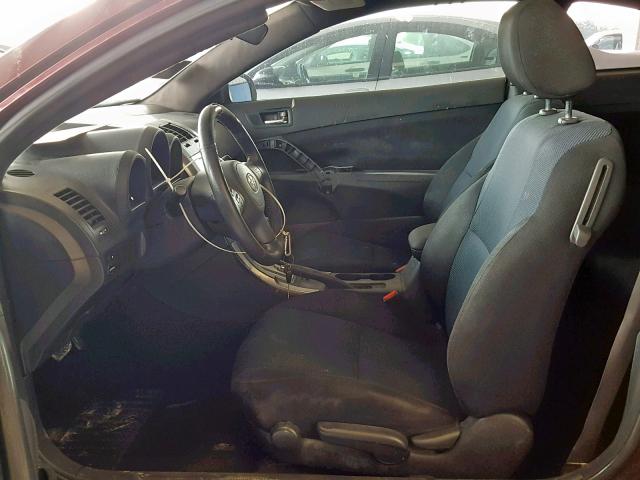 JTKDE177570148353 - 2007 TOYOTA SCION TC ბურგუნდია ფოტო 5