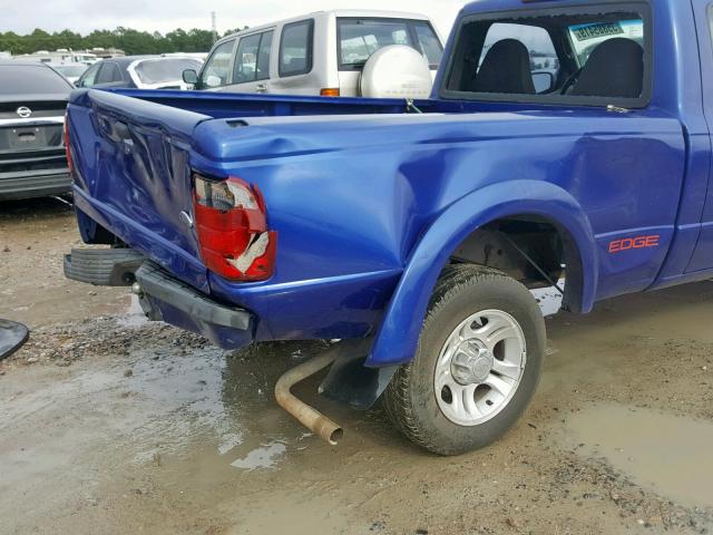 1FTYR10U03PB46816 - 2003 FORD RANGER BLUE photo 9