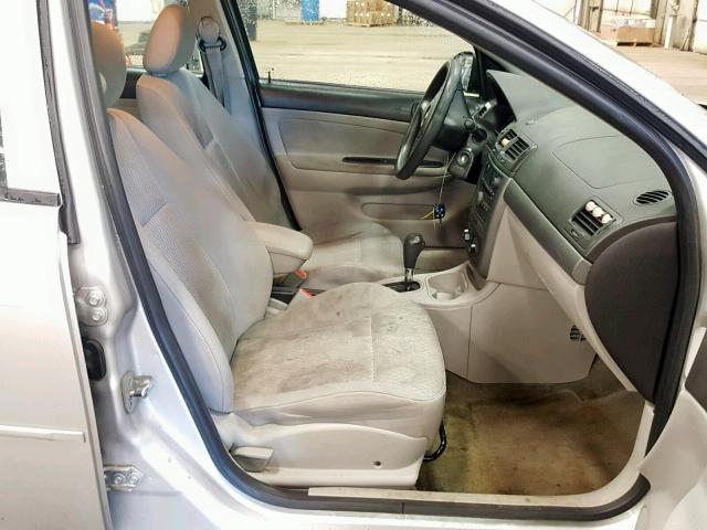 1G1AL58F187147070 - 2008 CHEVROLET COBALT LT SILVER photo 5