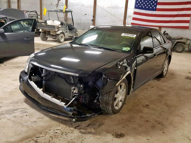 1G6DC67A760216742 - 2006 CADILLAC STS BLACK photo 2