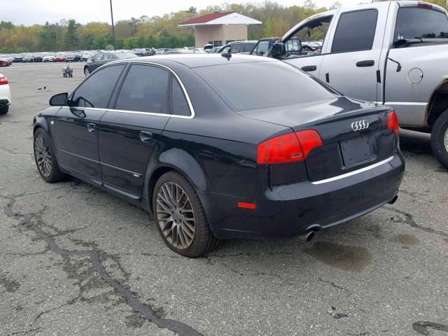 WAUEF78E58A150346 - 2008 AUDI A4 S-LINE BLUE photo 3