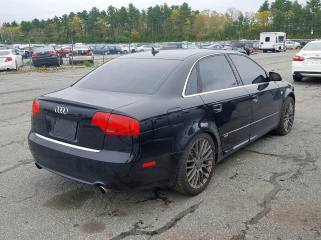 WAUEF78E58A150346 - 2008 AUDI A4 S-LINE BLUE photo 4