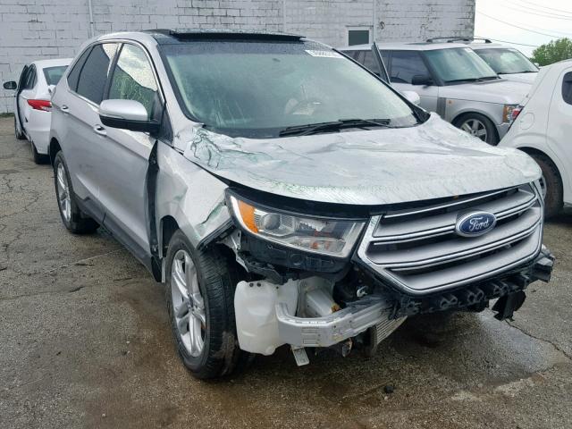 2FMPK3K95JBB42121 - 2018 FORD EDGE TITAN SILVER photo 1