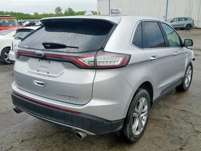 2FMPK3K95JBB42121 - 2018 FORD EDGE TITAN SILVER photo 4