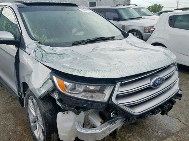 2FMPK3K95JBB42121 - 2018 FORD EDGE TITAN SILVER photo 9