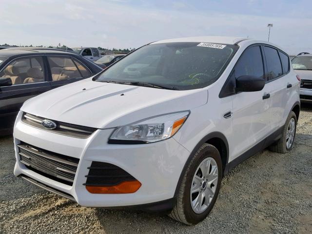 1FMCU0F75FUC36985 - 2015 FORD ESCAPE S WHITE photo 2