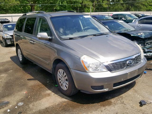 KNDMG4C75B6374634 - 2011 KIA SEDONA LX GRAY photo 1