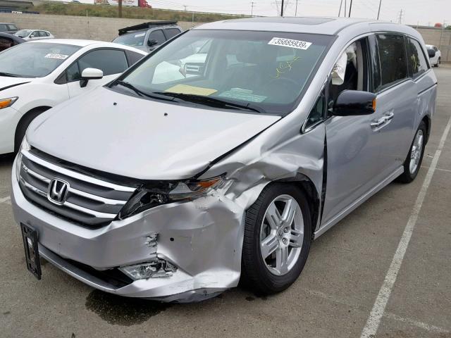 5FNRL5H96CB141479 - 2012 HONDA ODYSSEY TO GRAY photo 2