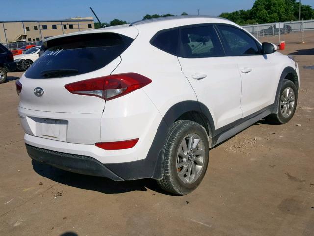 KM8J33A40HU504787 - 2017 HYUNDAI TUCSON LIM WHITE photo 4