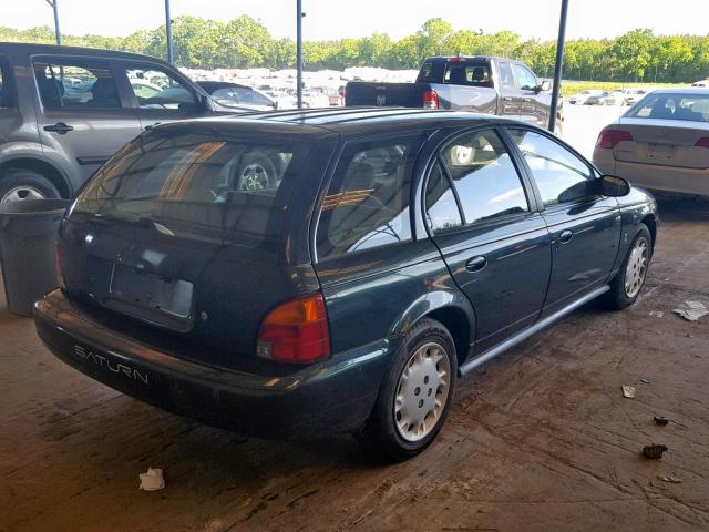 1G8ZK8279VZ401747 - 1997 SATURN SW2 GREEN photo 4