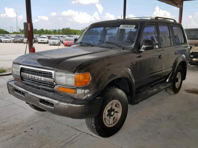 JT3FJ80W0N0037331 - 1992 TOYOTA LAND CRUIS GREEN photo 2