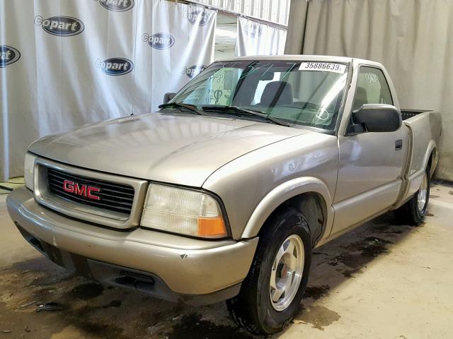 1GTCS1455Y8206866 - 2000 GMC SONOMA TAN photo 2